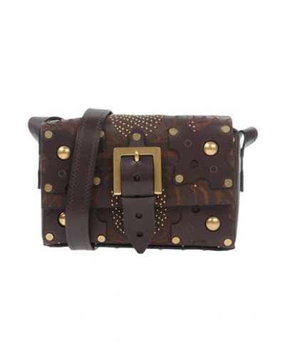Shop Valentino Handbags In Dark Brown