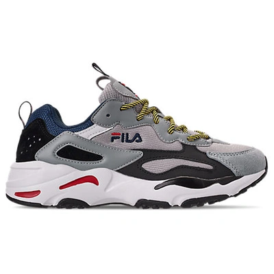 Shop Fila Men's Ray Tracer Casual Shoes In Grey