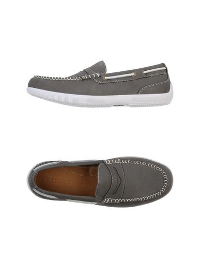 Shop Sebago Loafers In Grey