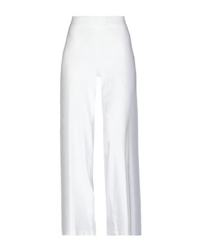 Shop Avenue Montaigne Woman Pants Ivory Size 2 Cotton, Polyester, Elastane In White