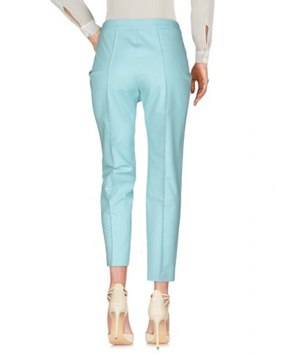 Shop Boutique Moschino Casual Pants In Sky Blue