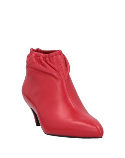 Shop Jeffrey Campbell Ankle Boots In Red
