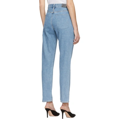 Shop Goldsign Blue The Benefit Jeans In Stone Blue