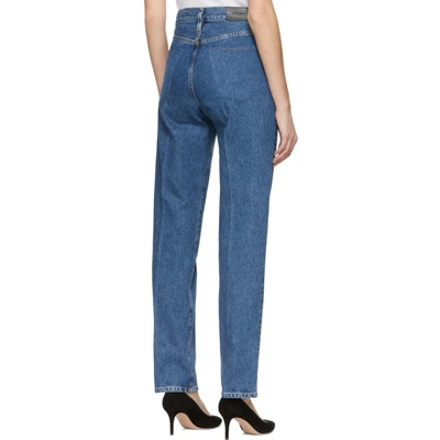 Shop Goldsign Blue The Classic Fit Jeans In True Blue