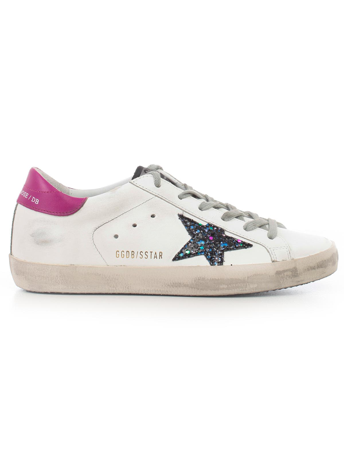 golden goose purple glitter star