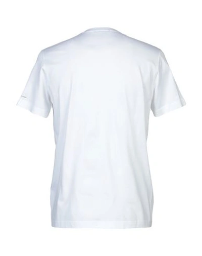 Shop Alessandro Dell'acqua Man T-shirt White Size 3xl Cotton