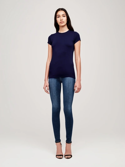 Shop L Agence Ressi Tee In Navy