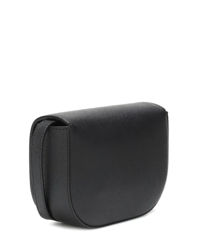 Shop Balenciaga Ville Day Xs Leather Shoulder Bag In Black