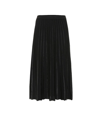 Shop Diane Von Furstenberg Laverna Pleated Skirt In Black