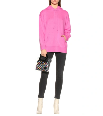 Shop Diane Von Furstenberg Wool And Cashmere Hoodie In Pink