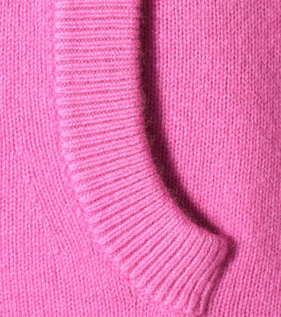 Shop Diane Von Furstenberg Wool And Cashmere Hoodie In Pink