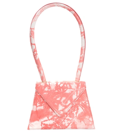 Shop Amélie Pichard Pink & White Flat Tie Dye Bag In Multicolor