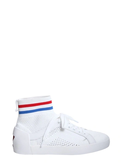 Shop Ash Ninja Double Stripe Sneakers In White