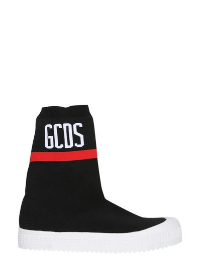 Shop Gcds Logo Sock In Black