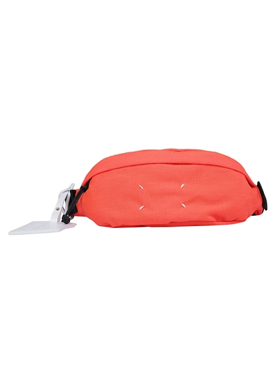 Shop Maison Margiela Zip Belt Bag In Orange