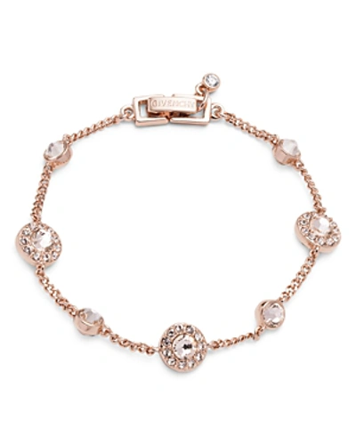 Shop Givenchy Pave Flex Bracelet In Rose Gold