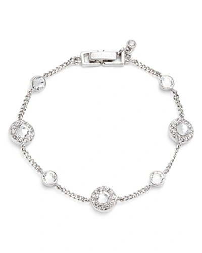 Shop Givenchy Pave Flex Bracelet In Silver