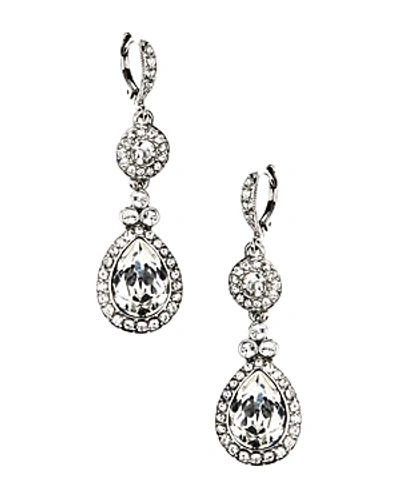Shop Givenchy Wingate Drop Earrings In Silver