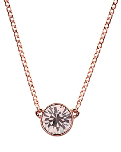 Shop Givenchy Pendant Necklace, 16 In Rose Gold