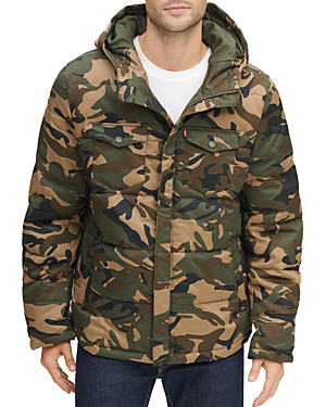 levi's hooded puffer jacket
