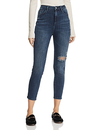 Shop Dl 1961 Chrissy High Rise Skinny Jeans In Saxton