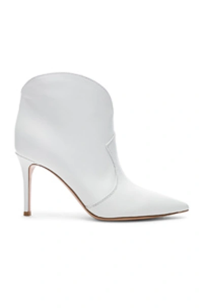 Shop Gianvito Rossi Mable Mid Booties In White