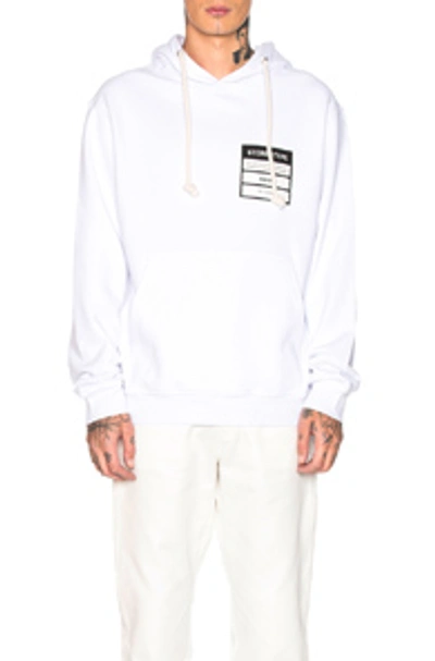 Shop Maison Margiela Stereotype Hoodie In White.
