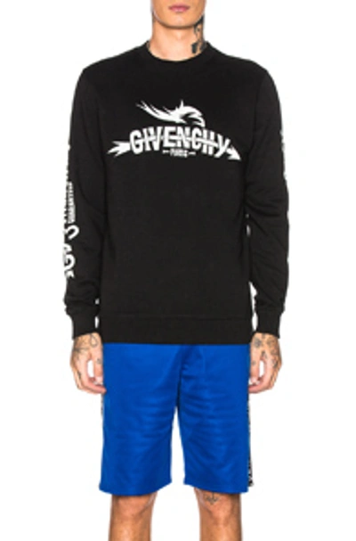 Shop Givenchy Logo Sweatshirt In Black.