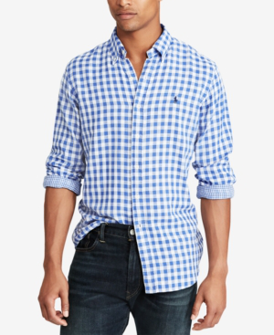 ralph lauren gingham shirt mens