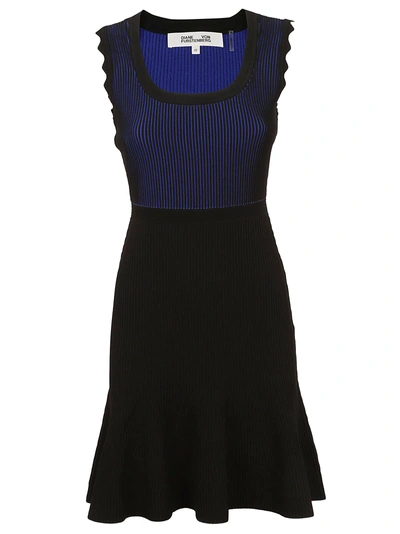 Shop Diane Von Furstenberg Sleeveless Dress In Blkkb