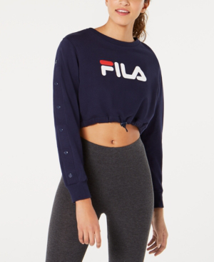 fila charlotte crop sweatshirt