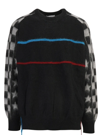 Shop Facetasm Sweater In Black
