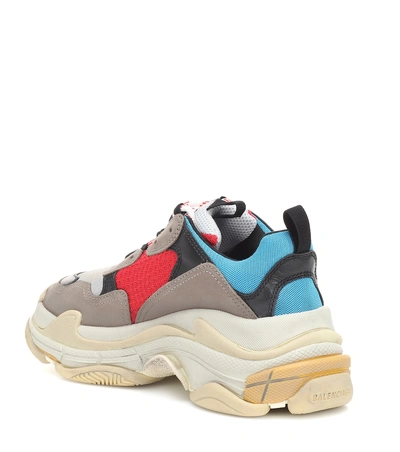 Shop Balenciaga Triple S Sneakers In Multicoloured