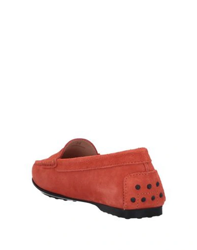 Shop Tod's Loafers In Rust
