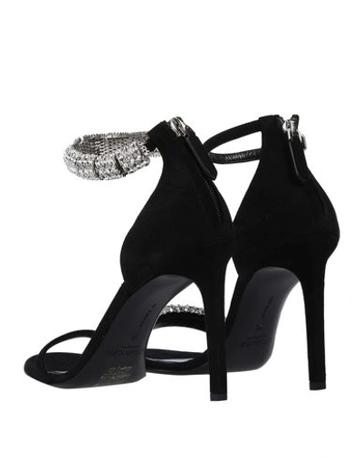 Shop Calvin Klein 205w39nyc Sandals In Black