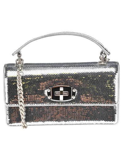 Shop Miu Miu Cleo Handle In Silver