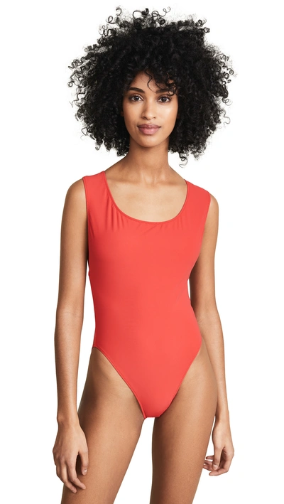 Shop Araks Jireh Swimsuit In Poppy