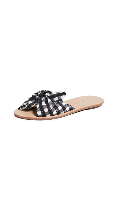Shop Loeffler Randall Phoebe Knotted Slide Sandals In Black