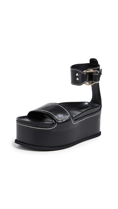 Shop 3.1 Phillip Lim / フィリップ リム Freida Platform Sandals In Black