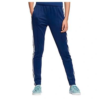 Shop Adidas Originals Women's Originals Superstar Track Pants, Blue