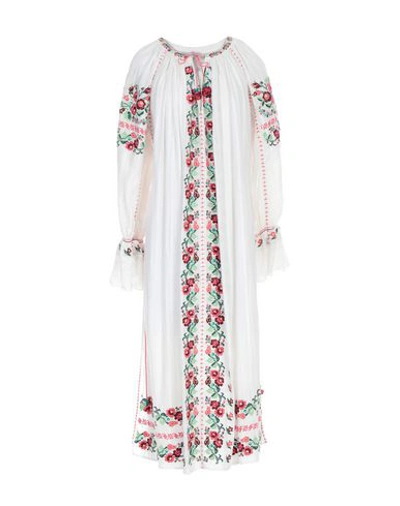 Shop Ulla Johnson Midi Dress In White