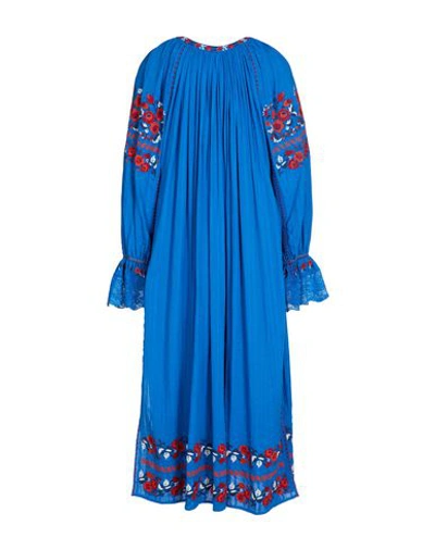 Shop Ulla Johnson Midi Dress In Azure