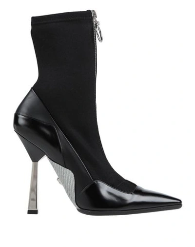 Shop Versace Ankle Boot In Black
