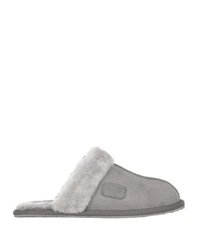 Shop Australia Luxe Collective Slippers In Grey