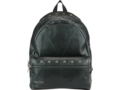 Shop Jimmy Choo Reed Backpack In Black/gunmetal