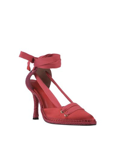 Shop Castañer By Manolo Blahnik Pump In Maroon