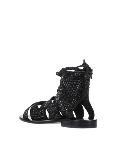 Shop Le Capresi Sandals In Black