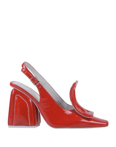 Shop Jeffrey Campbell Pump In Red