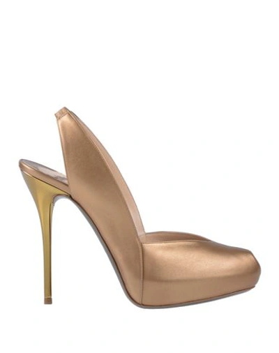 Shop Ernesto Esposito Pumps In Bronze