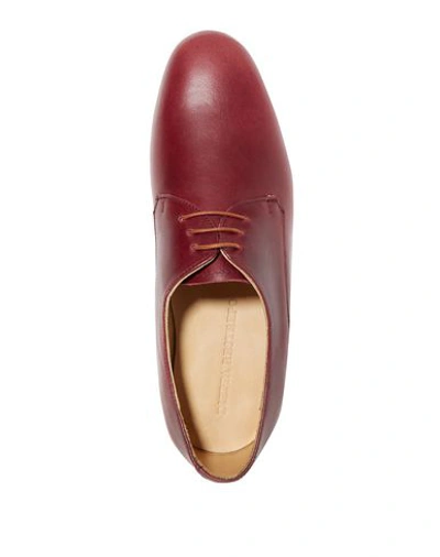 Shop Dieppa Restrepo Lace-up Shoes In Maroon